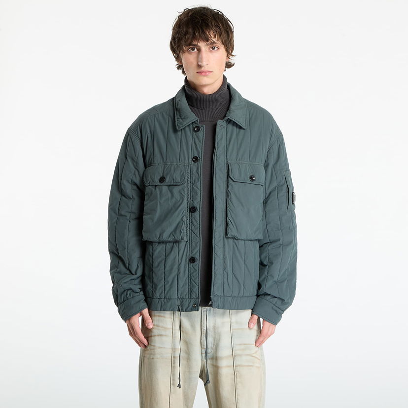 Яке C.P. Company Gd Liner Short Padded Jacket Dark Shadow Grey Сиво | 19CMOW080A110437G-978