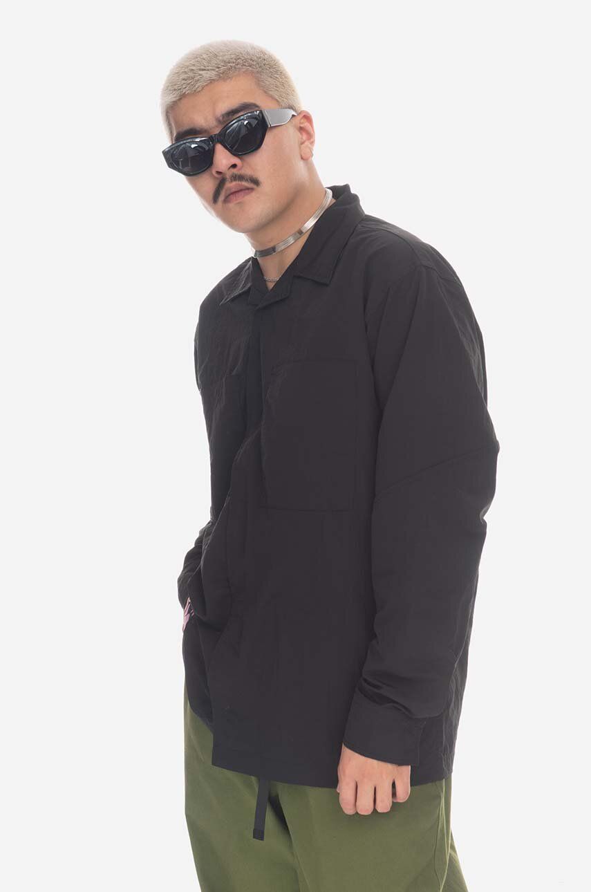 Риза Pleasures Stare Long Sleeve Overshirt Черно | P23SP013, 0