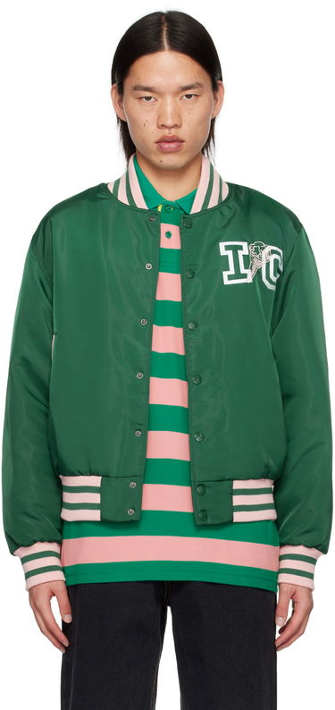 Яке бомбър BBC IceCream ICECREAM 'IC' Classic Bomber Jacket Зелено | IC24201, 0