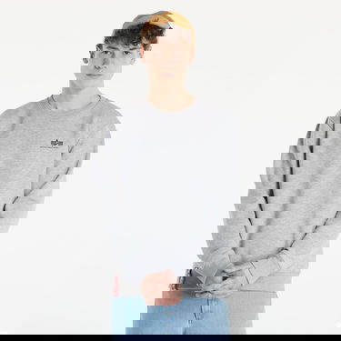 Суитчър Alpha Industries Basic Sweater Small Logo Сиво | 188307-17, 0