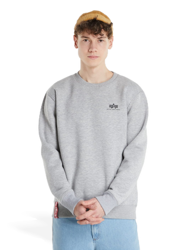 Суитчър Alpha Industries Basic Sweater Small Logo Сиво | 188307-17