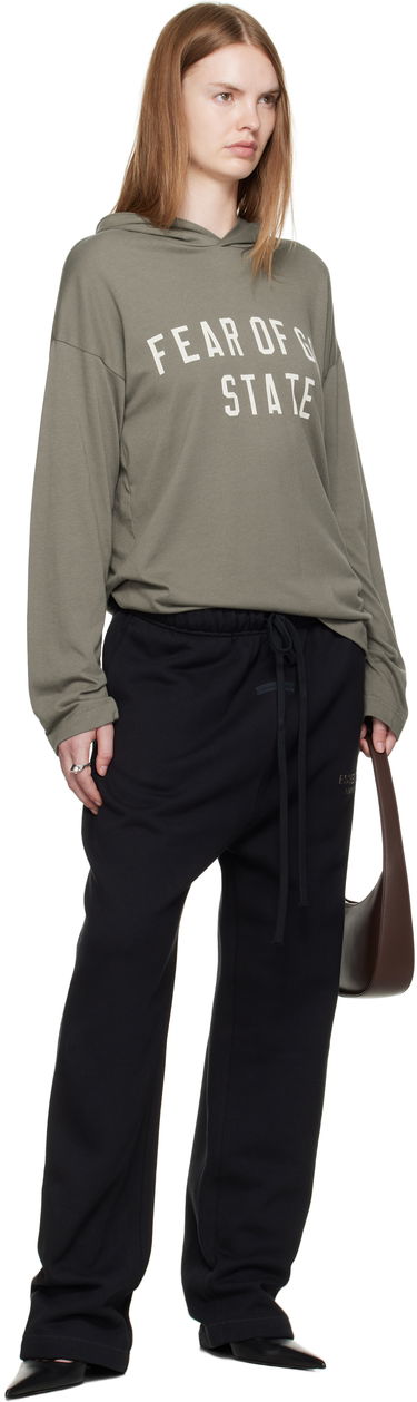 Суитчър Fear of God ESSENTIALS State Long Sleeve Hoodie Зелено | 125SP257177FW, 3