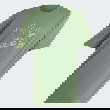 Тениска adidas Originals Adicolor Outline Trefoil Tee Зелено | IR7993, 4