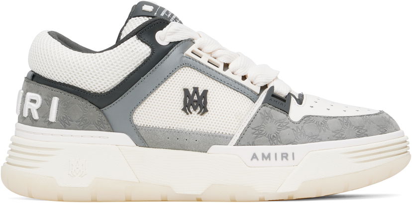 Кецове и обувки AMIRI AMIRI MA Quad Debossed Nubuck MA-1 Бяло | AMFOSR1121
