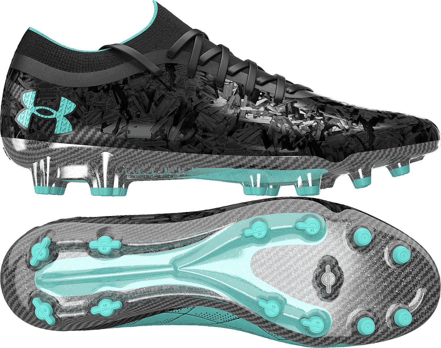 Кецове и обувки Under Armour Magnetico Elite 5 FG Черно | 6001851-026, 1