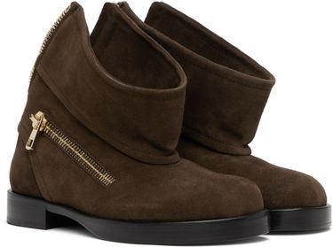 Облекло JW Anderson JW Anderson Suede Biker Boots Кафяво | BT0102-LA0240, 3