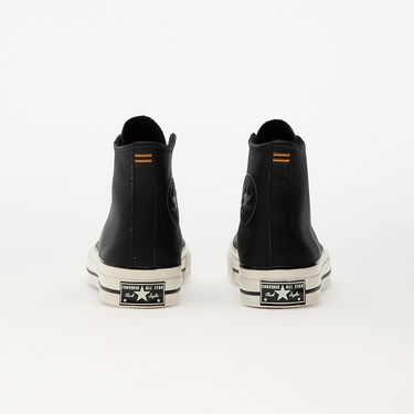 Кецове и обувки Converse Chuck 70 Leather Black/ Gingersnap/ Egret Черно | A08637C, 4