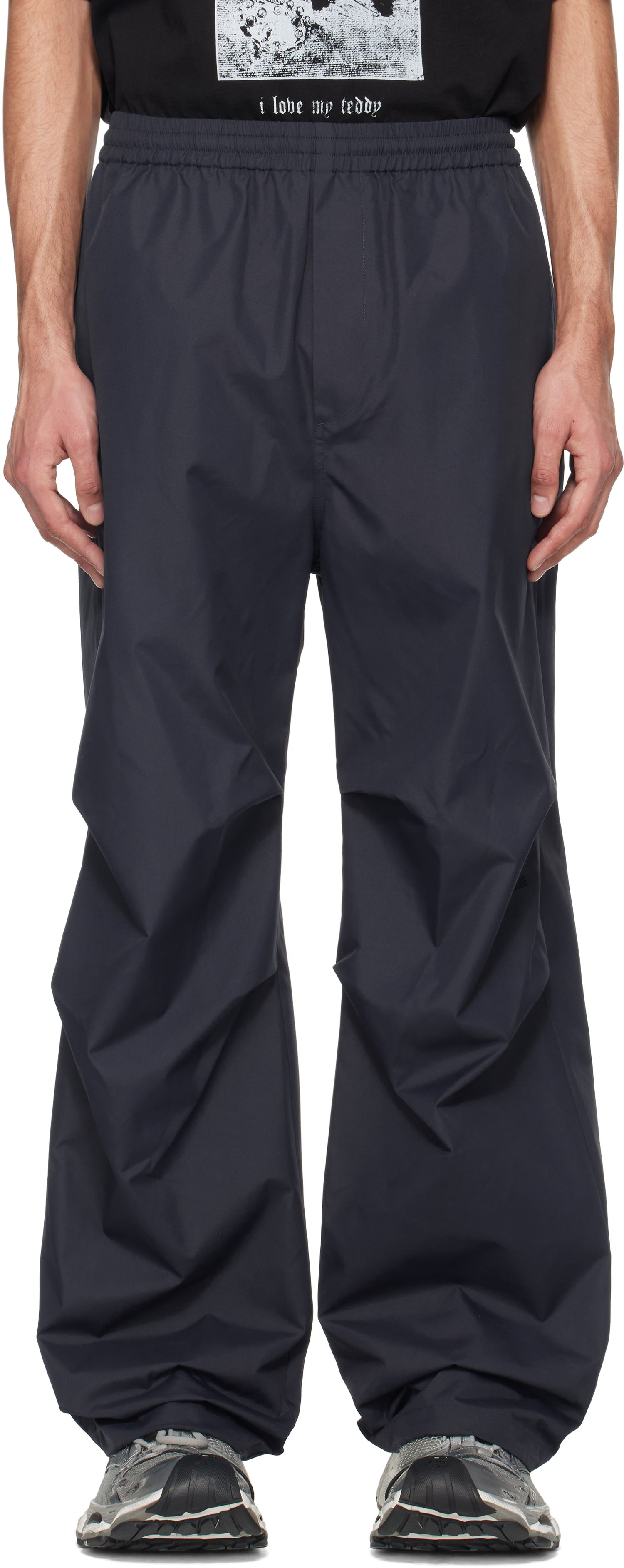 Спортни панталони We11done We11done Banding Track Pants Тъмно синьо | WD-PT1-25-243-U-NV, 0