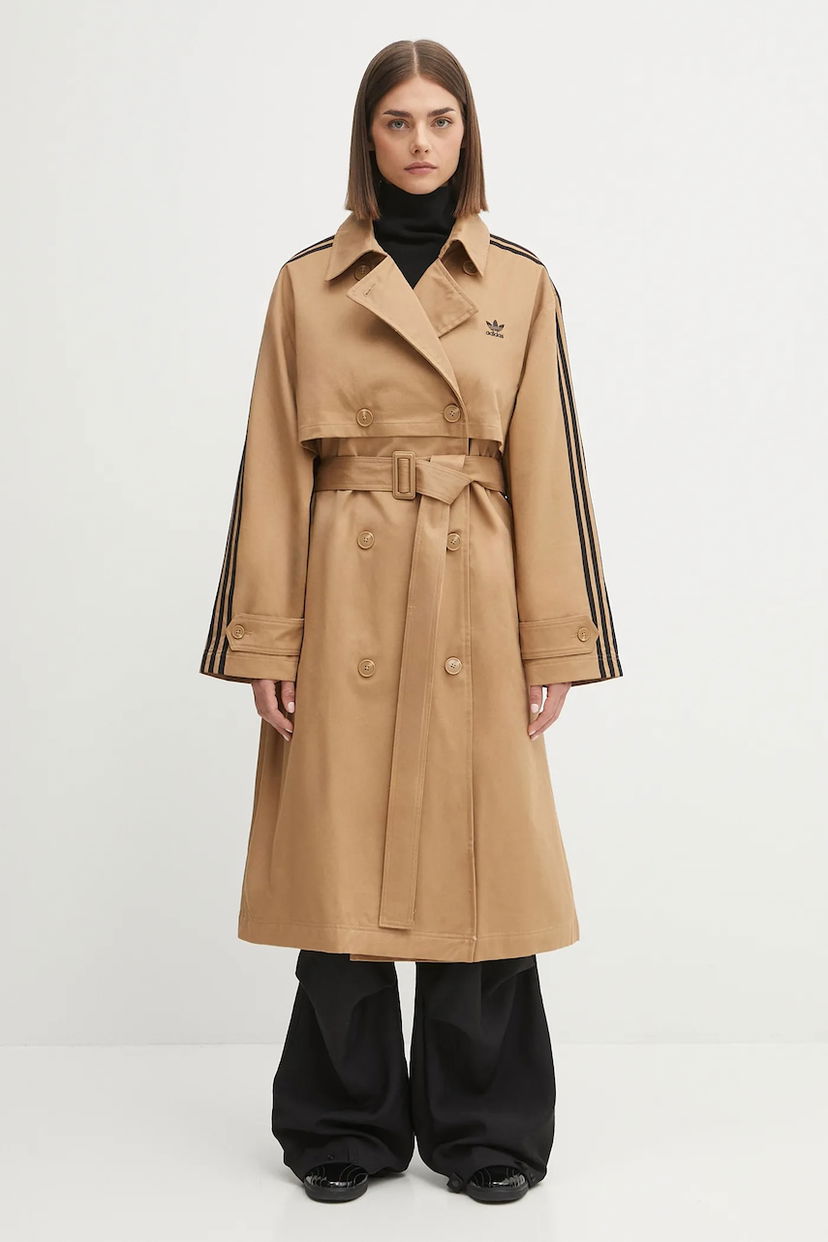 Тренчкот adidas Originals adidas Originals Twill Trench Coat Бежово | JW2663