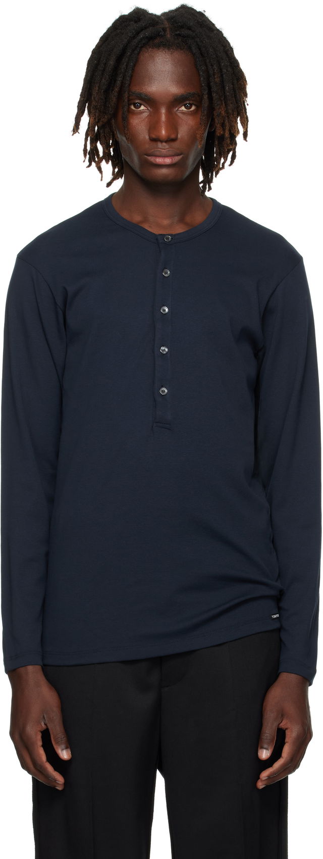 TOM FORD Cotton Henley