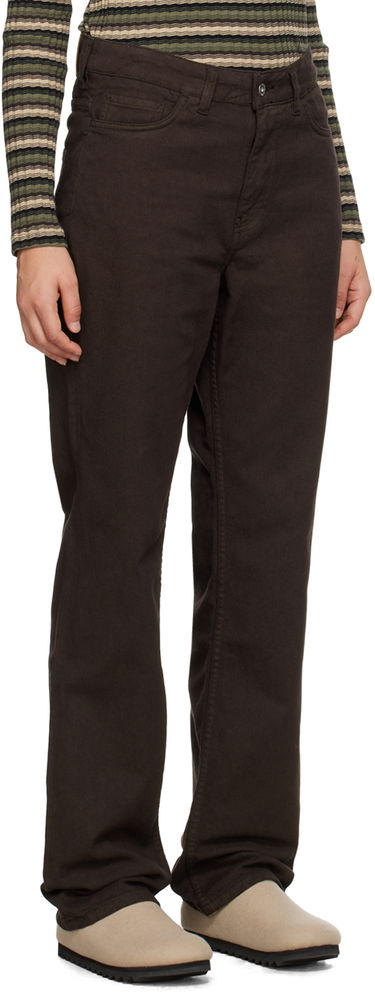 Дънки YMC Patti Flare Jeans Кафяво | Q4UMF, 1