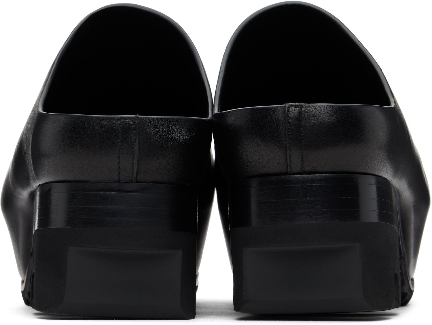 Облекло Rick Owens Rick Owens Hollywood Ballast Mules Черно | RP01E7873 LOO, 1