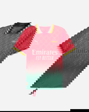 Фланелка Puma AC Milan x Off-White Replica Jersey Red / Black Червено | 783001-02, 1