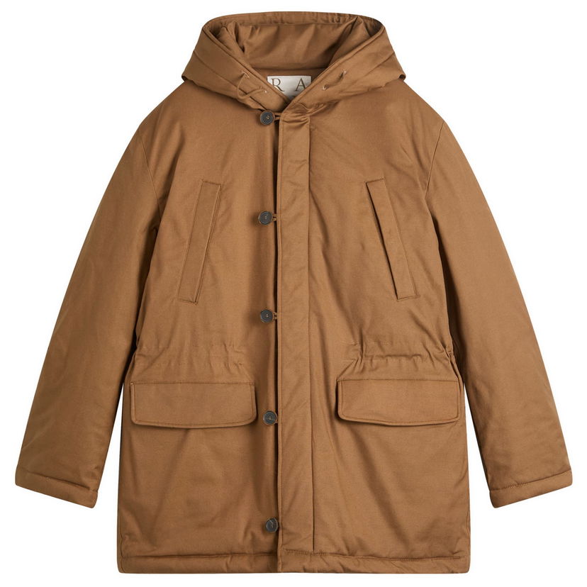Парка Ranra Ranra Neve Canvas Cotton Parka Jacket, Size Large Кафяво | AMFW25OW01689-C725