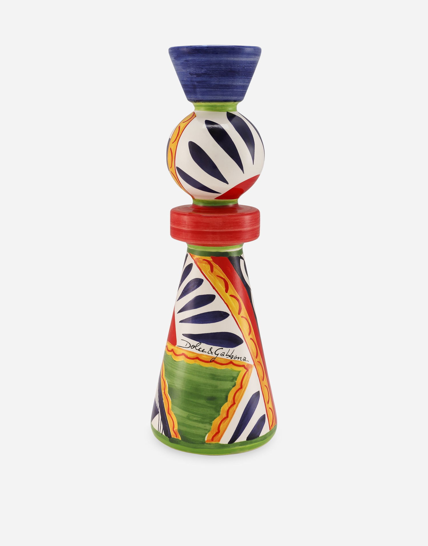 Домашен декор Dolce & Gabbana Ceramic Candle Holder Многоцветен | TCC188TCACDUC036, 0