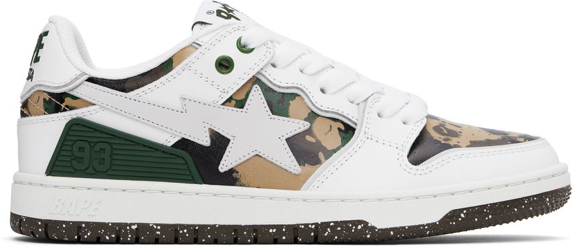 Кецове и обувки BAPE BAPE SK8 STA #2 M1 Бяло | 001FWL301314M