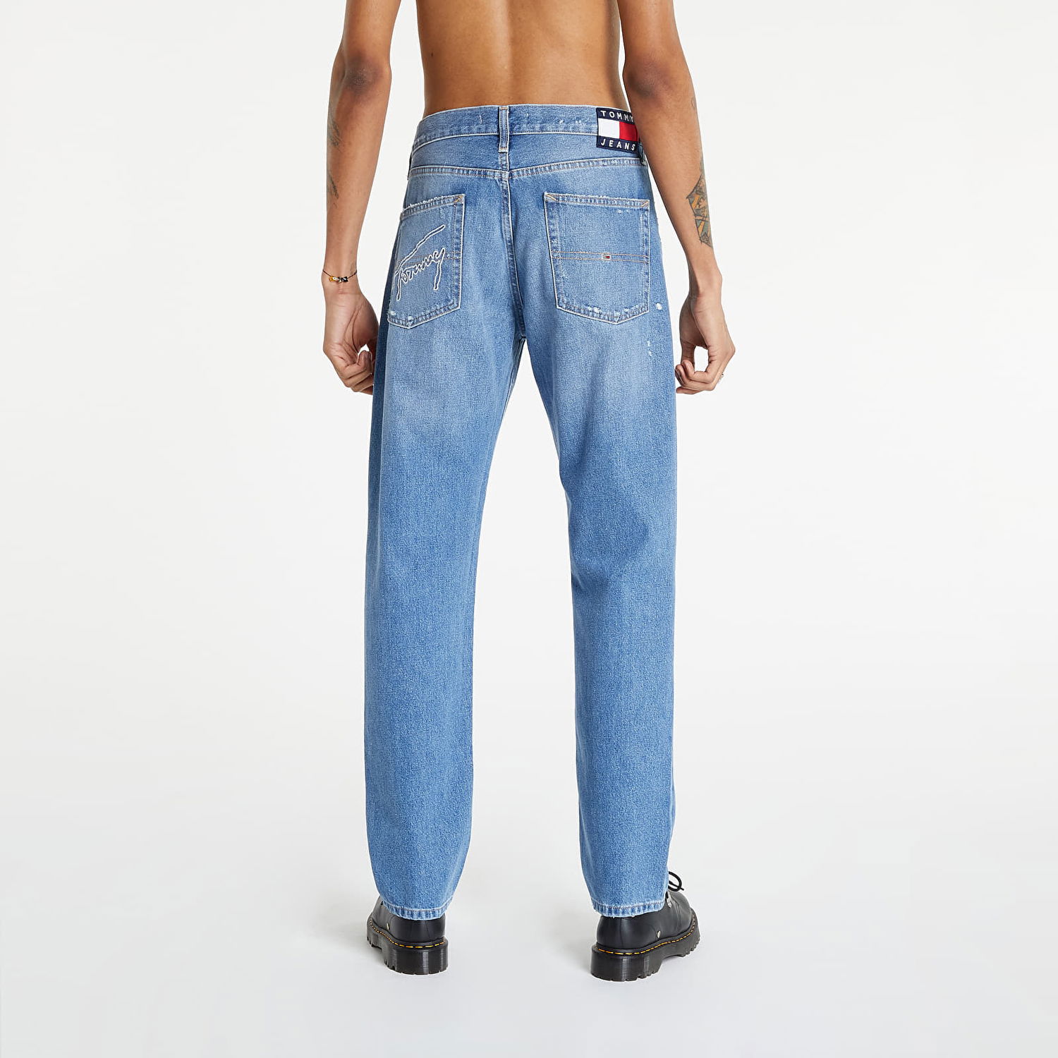 Дънки Tommy Hilfiger Ethan Relaxed Straight Pants Синьо | DM0DM13150 1A5, 1