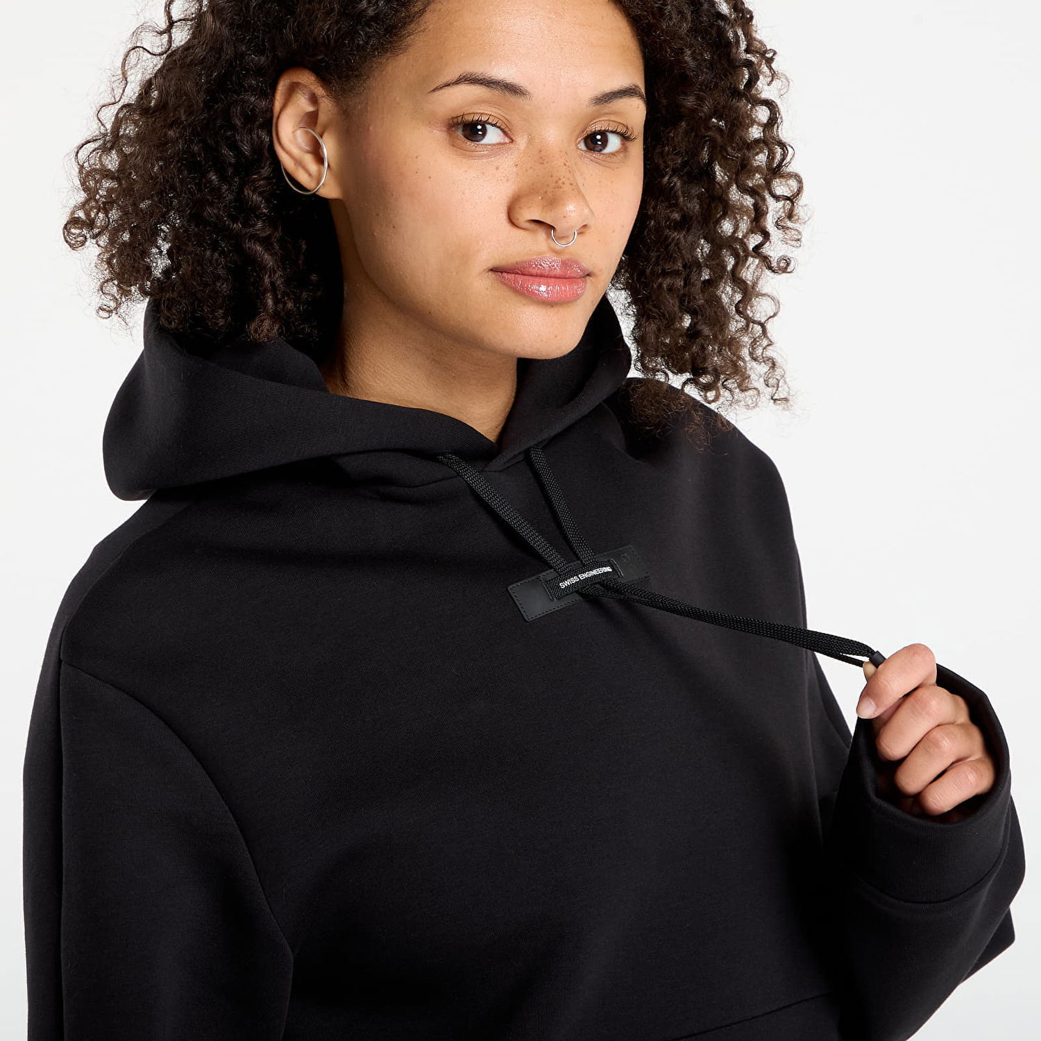Суитчър On Running Focus Tech Hoodie Черно | 1WF30360553 W, 1
