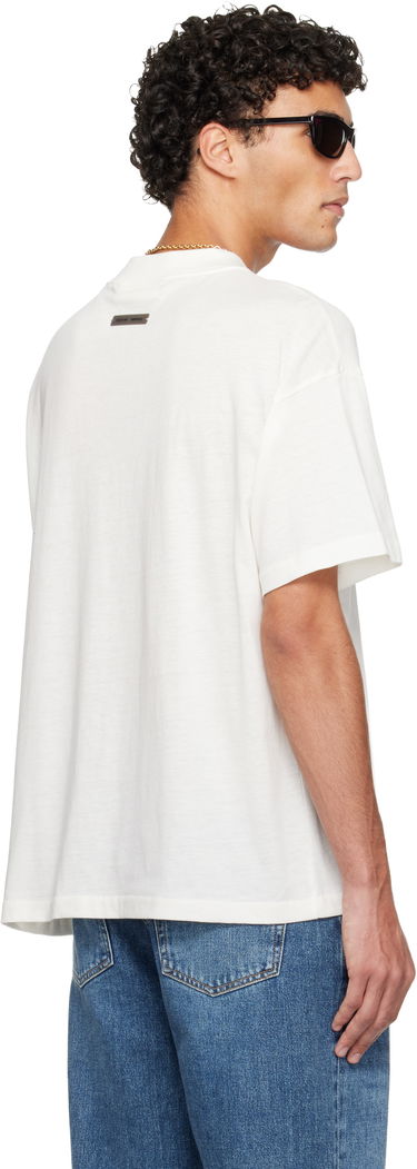 Тениска Fear of God ESSENTIALS Holiday Embroidered Essential T-shirt Бяло | 125HO254282F, 2