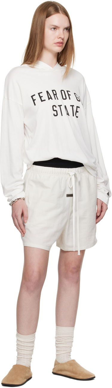 Къси панталони Fear of God Fear of God ESSENTIALS Soccer Shorts Бяло | 160SP255764FW, 3