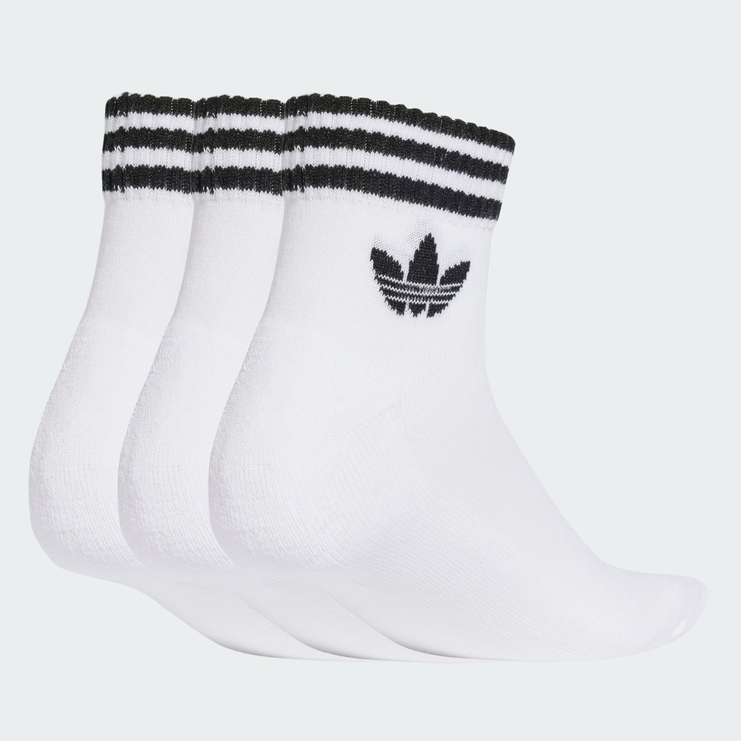 Чорапи adidas Performance 3-Stripes Ankle Socks - 3 Pairs Бяло | JV7435, 0