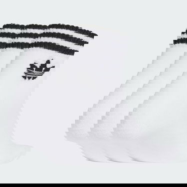 Чорапи adidas Performance 3-Stripes Ankle Socks - 3 Pairs Бяло | JV7435, 0