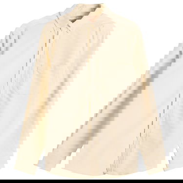 Риза Portuguese Flannel Lobo Button Down Corduroy Shirt Жълто | AW25051-ECR, 0