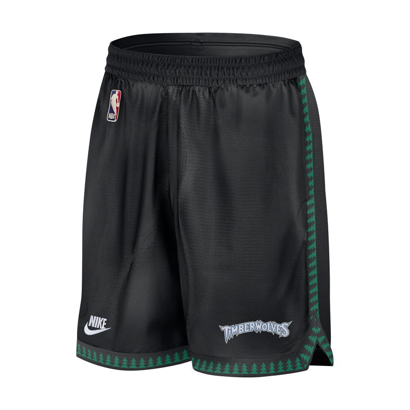 Къси панталони Nike Dri-FIT NBA Minnesota Timberwolves DNA 2025/26 Hardwood Classics 8" Shorts Черно | HQ5256-010