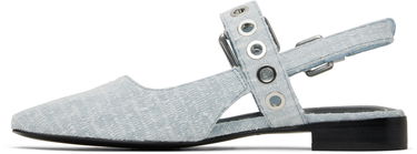 Облекло rag & bone Rag & Bone Moto Astra Slingback Slippers Синьо | WFF25SF1013CO13, 2