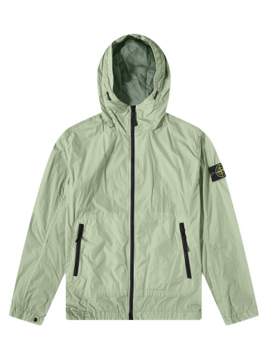 Ветровка Stone Island Crinkle Reps Hooded Jacket Зелено | 781540522-V0055