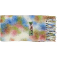 Шал Acne Studios Varinga Tie Dye Scarf Зелено | CA0284-BHM, 1