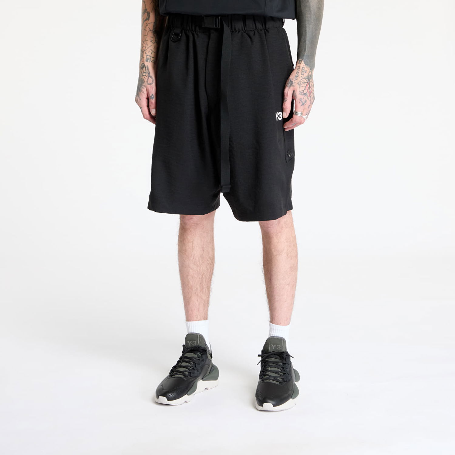 Къси панталони Y-3 Sport Uniform 3-Stripes Shorts Черно | JN7038, 0