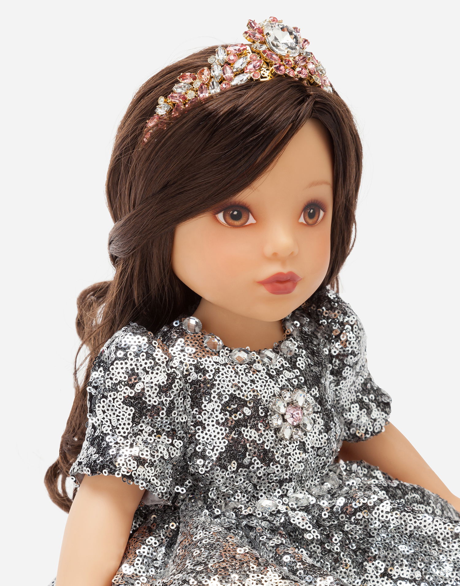Flexstyle Dolce & Gabbana Sequined Doll Dress Металик | LCJA21G7VAZS9000, 1