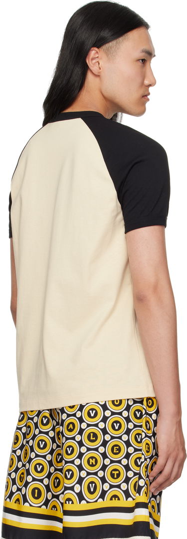 Тениска Valentino Valentino 'Chez Valentino' Print Cotton T-Shirt Бежово | 7V3MG17DAYC, 2