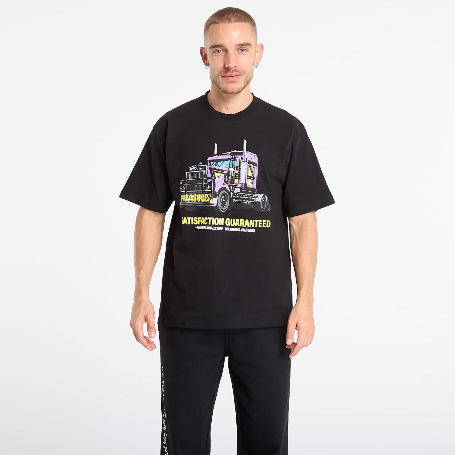 Тениска Pleasures PLEASURES Big Load T-Shirt Черно | P25F067-BLACK, 0