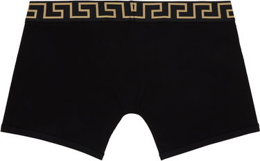 Боксерки Versace Greca Border Long Boxers Синьо | AU10028_1A10011, 2