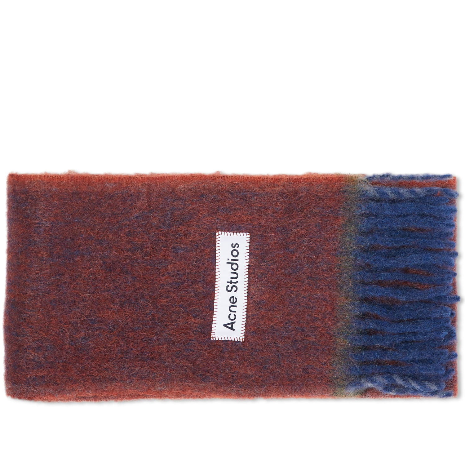 Шал Acne Studios Vally Solid Scarf Бургунди | CA0290-DK7, 0