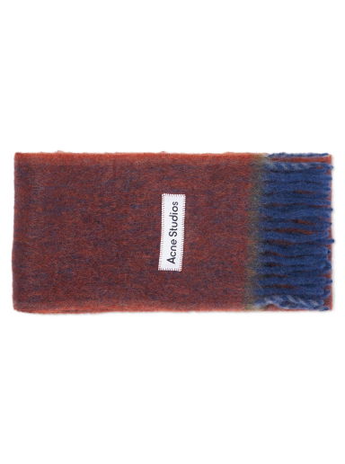 Шал Acne Studios Vally Solid Scarf Бургунди | CA0290-DK7