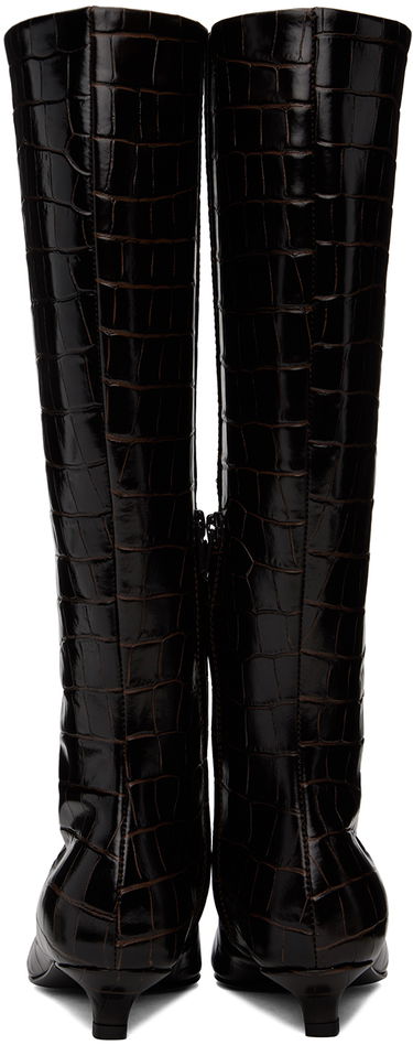 Дъждобран TOTEME TOTEME 'The Slim' Knee-High Boots Черно | 241-WAS954-LE0023, 1