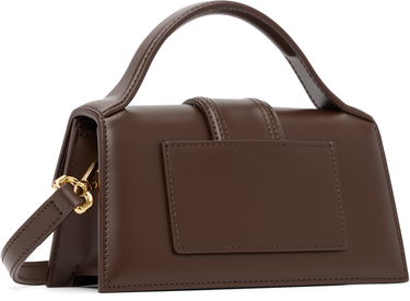 Дамска чанта Jacquemus 'The Bambino' Leather Flap Top-Handle Bag Кафяво | 23EBAW00006BC01A01, 2