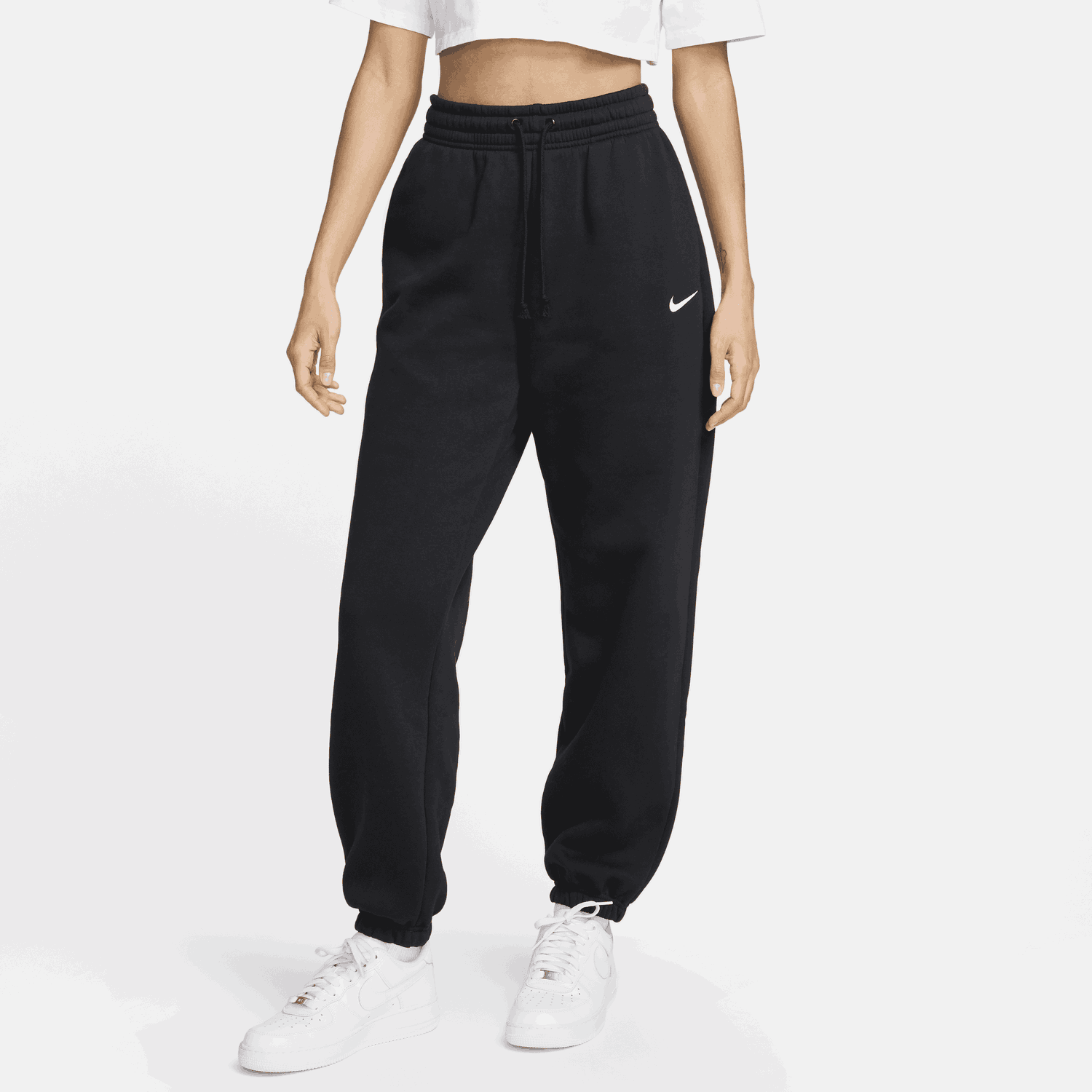 Спортни панталони Nike Sportswear Phoenix Fleece Черно | FZ5996-010, 0