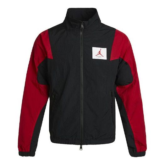 Ветровка Jordan Jordan Flight Splicing Stand Collar Jacket Черно | CV3151-010