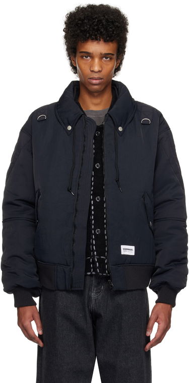 Яке бомбър Neighborhood Neighborhood Sailing Padded Bomber Jacket Черно | 242SZNH-JKM04, 0