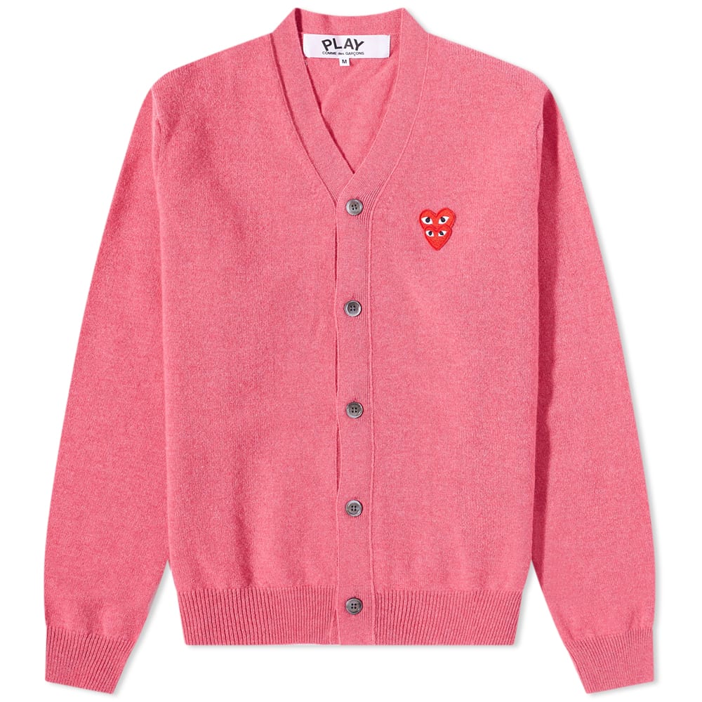 Пуловер Comme des Garçons Play Overlapping Heart Cardigan Розово | P1N076-4, 0