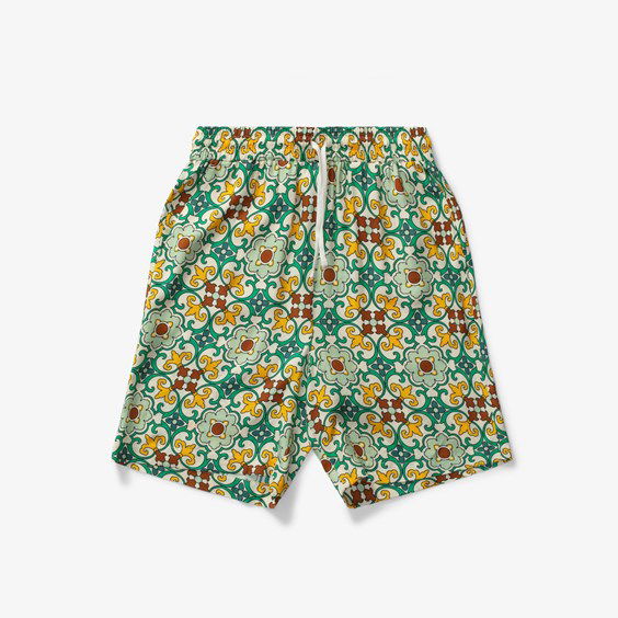 Къси панталони Drôle de Monsieur Le Short Faïence Зелено | B-BS122-VI004-GN, 0