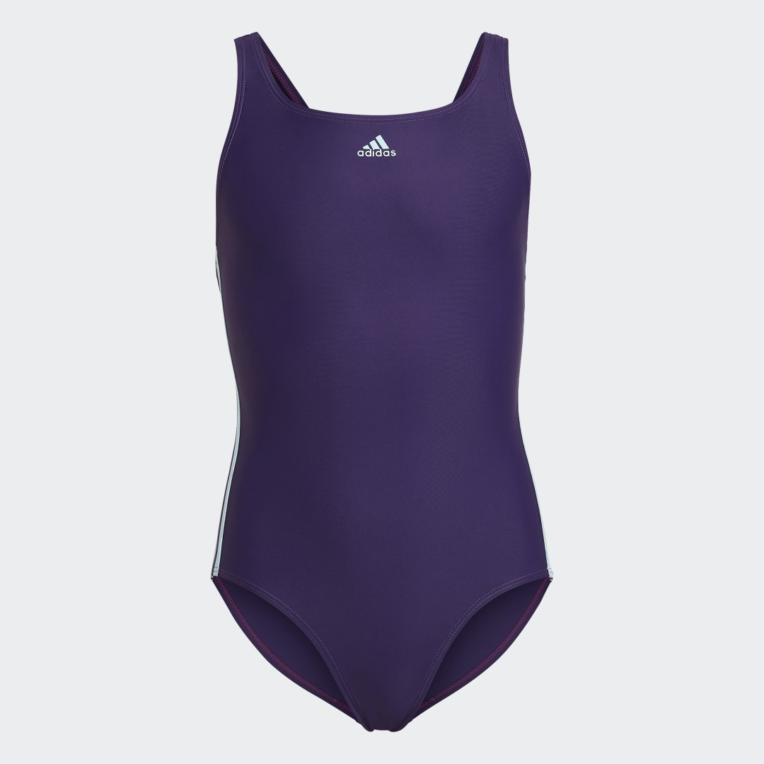 Бански adidas Originals Athly V 3-Stripes Swimsuit Лилаво | HM2107, 0