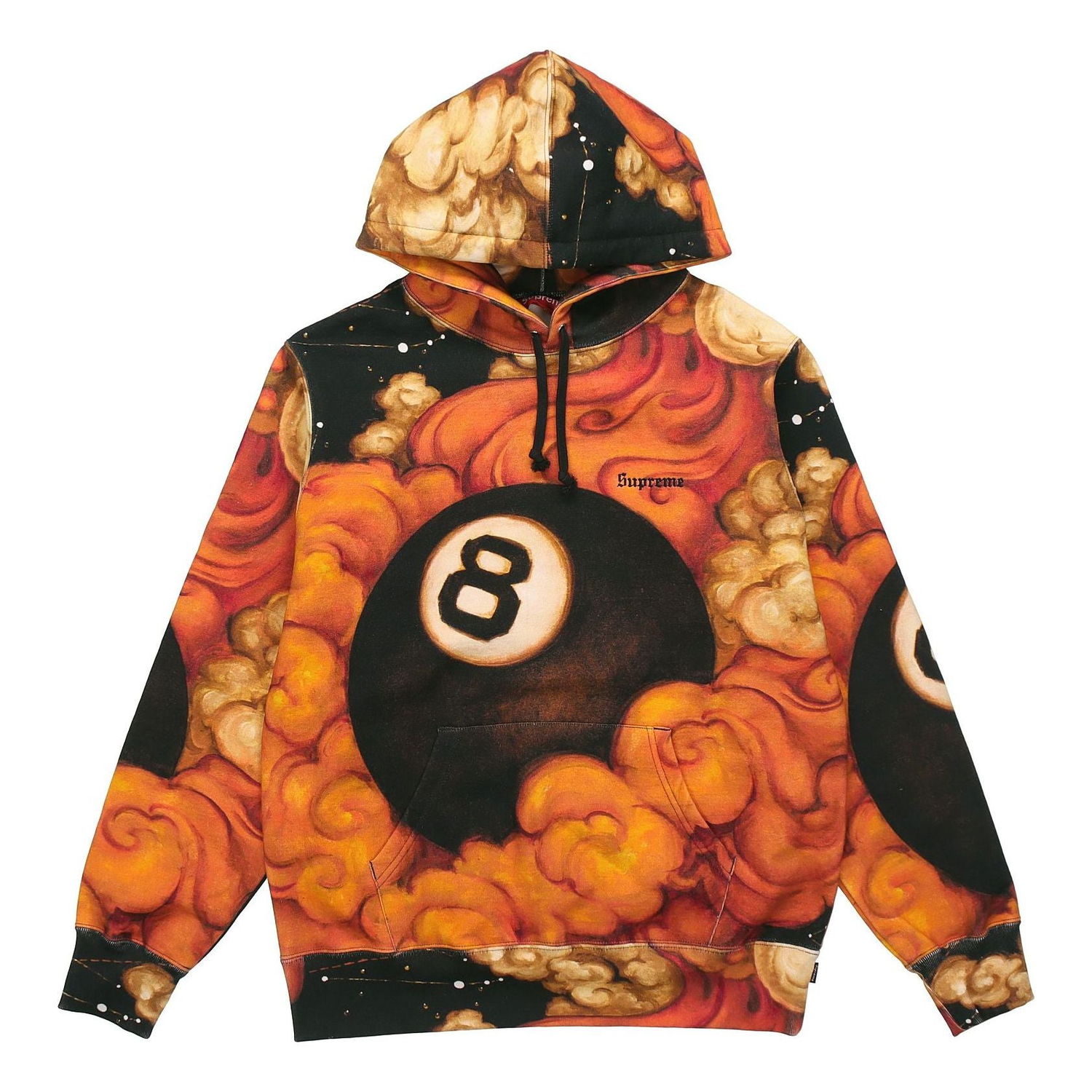 Суитчър Supreme Martin Wong 8-Ball Hooded Sweatshirt Многоцветен | SUP-FW19-059, 0