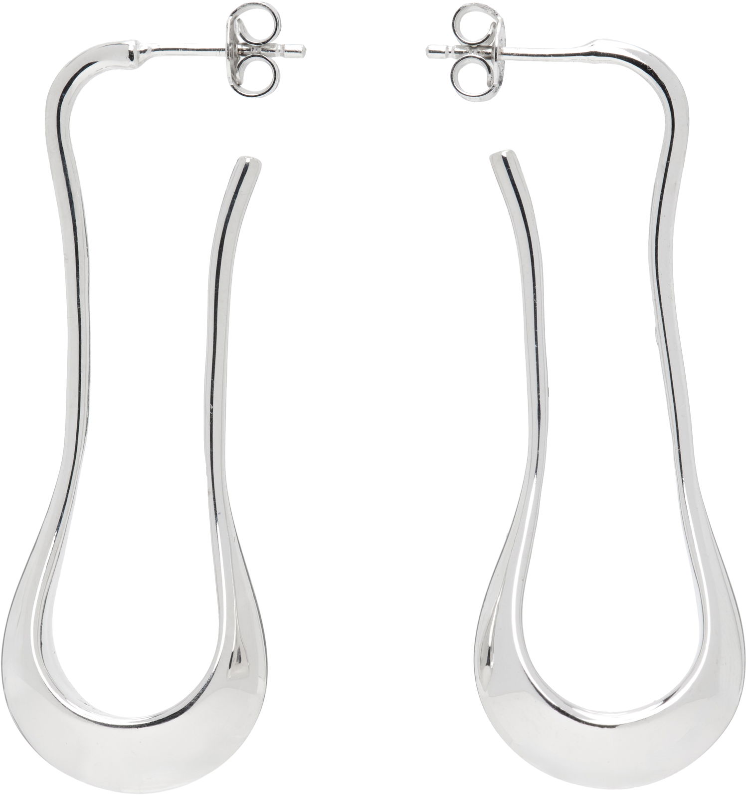 Обеци LEMAIRE Lemaire Short Drop Earrings Металик | AC251 LO0042, 0