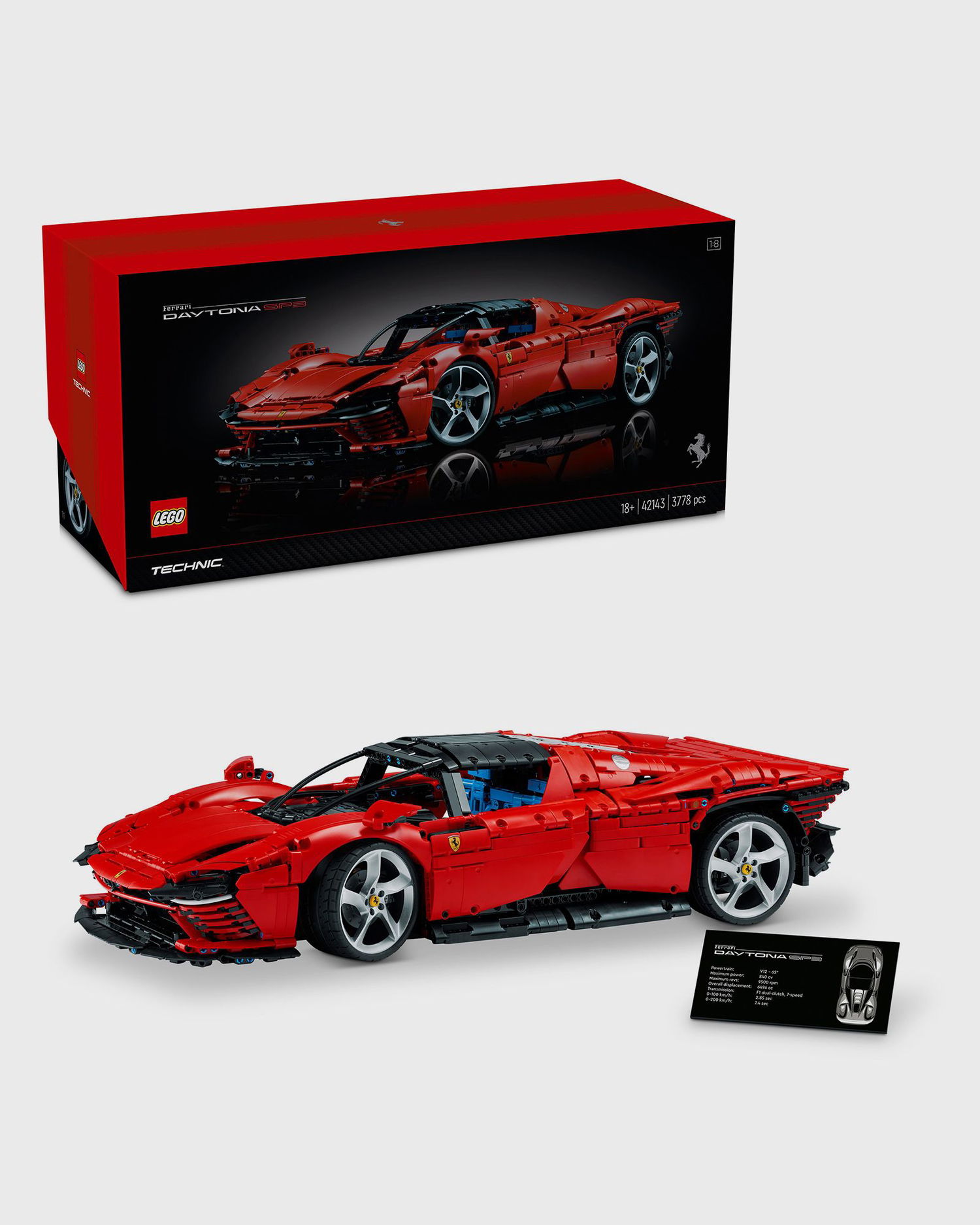 Колекционерско LEGO Ferrari Daytona SP3 Многоцветен | 6379494, 1