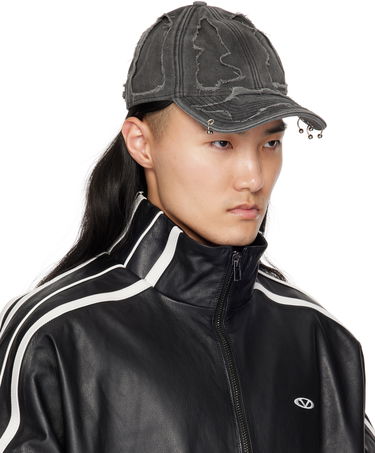 Шапка с козирка VETEMENTS Vetements Destroyed Cap Сиво | UA66CA160B, 3